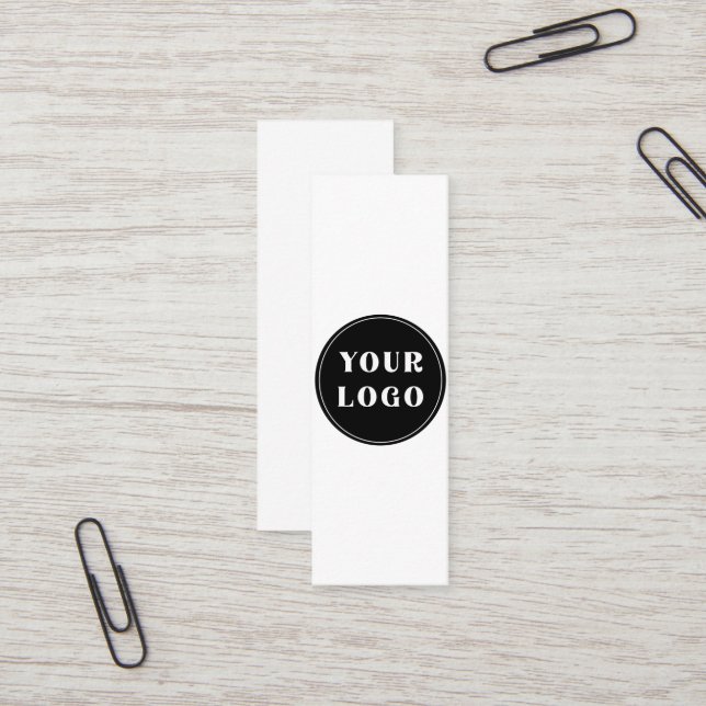 Modern, Sleek, stylish, & Customisable Mini Business Card (Front/Back In Situ)