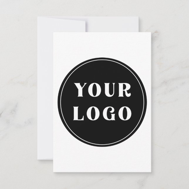 Modern, Sleek, stylish, & Customisable Thank You Card (Front)