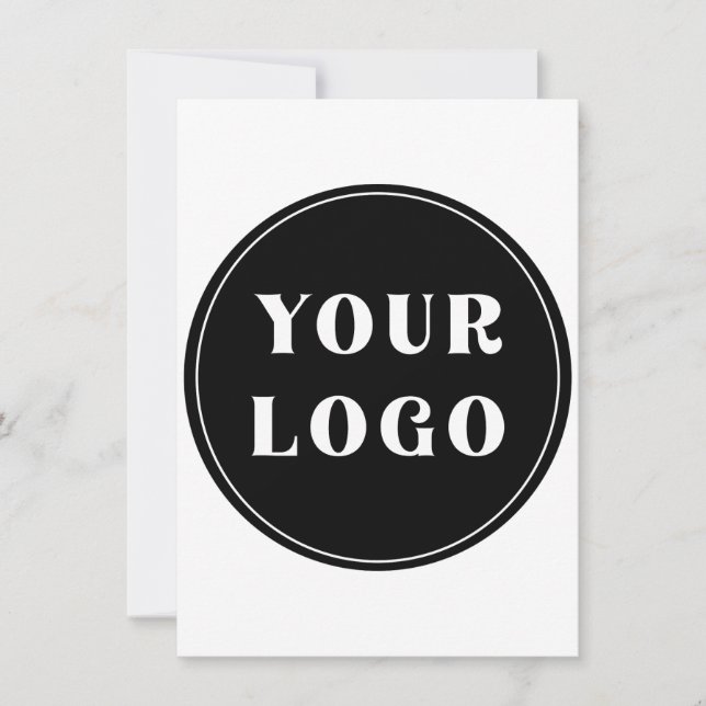 Modern, Sleek, stylish, & Customisable Thank You Card (Front)