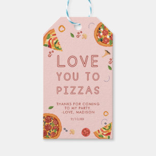 Modern Slice Slice Baby Pizza Baby Shower Favour Gift Tags