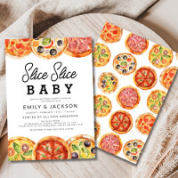 Modern Slice Slice Baby Pizza Baby Shower