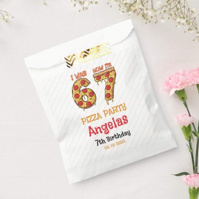 Modern Slice Slice Boy Six Seven Birthday Party Favour Bags (Sealed)