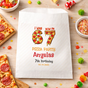 Modern Slice Slice Boy Six Seven Birthday Party Favour Bags