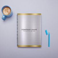 Modern Slick Silver & Gold Metallic Texture 