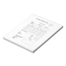 Modern Small Business custom order Sales Receipt