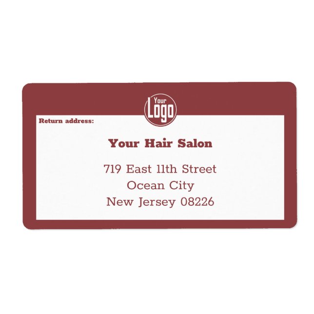 Modern Small Company Custom Logo Shipping (Front)