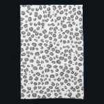 Modern Snow Leopard Pattern Animal Print Tea Towel<br><div class="desc">Decorate your kitchen with this cool towel. Makes a great housewarming,  birthday  or wedding gift! 
You can customise it and add text too.
Check my shop for lots more colours and patterns!</div>