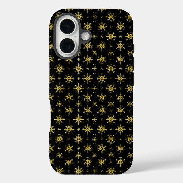 Modern Snowflake Christmas Case-Mate iPhone Case (Back)