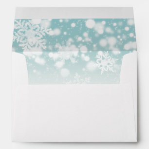 Modern Snowflake Envelope