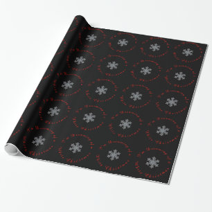 Modern Snowflake I'm dreaming of a white christmas Wrapping Paper