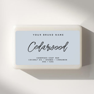 Modern soap simple elegant cosmetics label