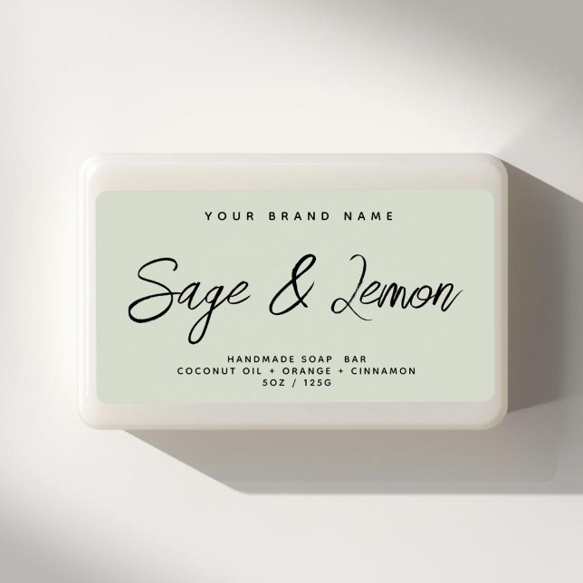 Modern soap simple elegant cosmetics label (Creator Uploaded)