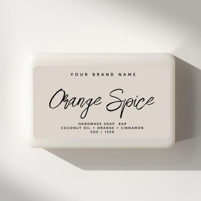 Modern soap simple elegant cosmetics label (Creator Uploaded)