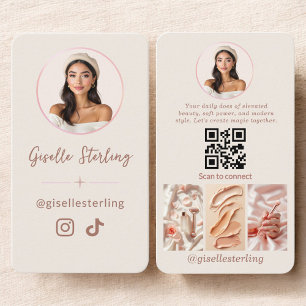 Modern Social Media Influencer Business Card