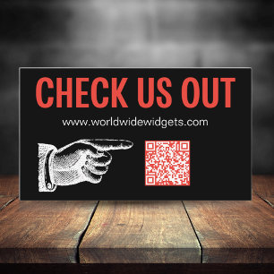 Modern Social Media QR Code Professional Business Card