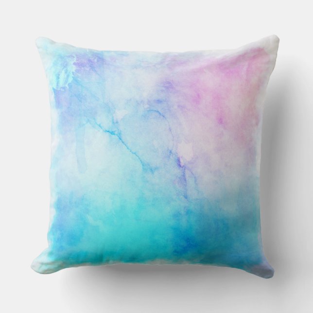 Modern Soft Colours Abstract Pattern Pillow (Front)