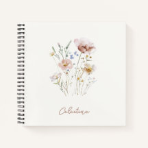 Modern Soft Floral Personalised