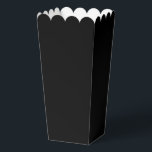 Modern Solid Black Simple Chic Elegant Favour Box<br><div class="desc">Modern Solid Black Simple Chic Elegant Popcorn Favour Boxes features a modern solid black. Perfect for Valentine's Day,  Women's Day,  Mother's Day,  birthday parties,  anniversary,  weddings,  baby showers and more. Created by Evco Studio www.zazzle.com/store/evcostudio</div>