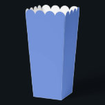 Modern Solid Blue Simple Chic Elegant Favour Box<br><div class="desc">Modern Solid Blue Simple Chic Elegant Popcorn Favour Boxes features a modern solid blue. Perfect for Valentine's Day,  Women's Day,  Mother's Day,  birthday parties,  anniversary,  weddings,  baby showers and more. Created by Evco Studio www.zazzle.com/store/evcostudio</div>
