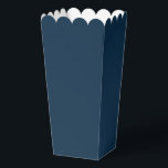 Modern Solid Dark Blue Simple Chic Elegant Favour Box<br><div class="desc">Modern Solid Dark Blue Simple Chic Elegant Popcorn Favour Boxes features a modern solid dark blue. Perfect for Valentine's Day,  Women's Day,  Mother's Day,  birthday parties,  anniversary,  weddings,  baby showers and more. Created by Evco Studio www.zazzle.com/store/evcostudio</div>