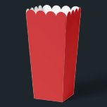 Modern Solid Fiery Red Simple Chic Elegant Favour Box<br><div class="desc">Modern Solid Fiery Red Simple Chic Elegant Popcorn
 Favour Boxes features a modern solid red. Perfect for Valentine's Day,  Women's Day,  Mother's Day,  birthday parties,  anniversary,  weddings,  baby showers and more. Created by Evco Studio www.zazzle.com/store/evcostudio</div>