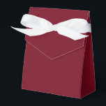 Modern Solid Garnet Red Simple Chic Elegant Favour Box<br><div class="desc">Modern Solid Garnet Red Simple Chic Elegant Favour Boxes features a modern solid red. Perfect for Valentine's Day,  Women's Day,  Mother's Day,  birthday parties,  anniversary,  weddings,  baby showers and more. Created by Evco Studio www.zazzle.com/store/evcostudio</div>