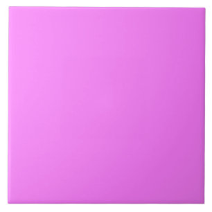 Modern Solid Light Pink Magenta Ceramic Tile