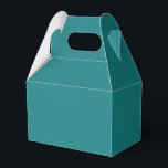 Modern Solid Teal Green Simple Chic Elegant Favour Box<br><div class="desc">Modern Solid Teal Green Simple Chic Elegant Favour Boxes features a modern solid teal green. Perfect for Valentine's Day,  Women's Day,  Mother's Day,  birthday parties,  anniversary,  weddings,  baby showers and more. Created by Evco Studio www.zazzle.com/store/evcostudio</div>