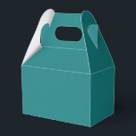Modern Solid Teal Green Simple Chic Elegant Favour Box<br><div class="desc">Modern Solid Teal Green Simple Chic Elegant Favour Boxes features a modern solid teal green. Perfect for Valentine's Day,  Women's Day,  Mother's Day,  birthday parties,  anniversary,  weddings,  baby showers and more. Created by Evco Studio www.zazzle.com/store/evcostudio</div>