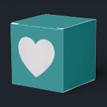 Modern Solid Teal Green Simple Chic Elegant Favour Box<br><div class="desc">Modern Solid Teal Green Simple Chic Elegant Favour Boxes features a modern solid teal green. Perfect for Valentine's Day,  Women's Day,  Mother's Day,  birthday parties,  anniversary,  weddings,  baby showers and more. Created by Evco Studio www.zazzle.com/store/evcostudio</div>