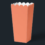 Modern Solid Vibrant Orange Simple Chic Elegant Favour Box<br><div class="desc">Modern Solid Vibrant Orange Simple Chic Elegant Popcorn Favour Boxes features a modern solid orange. Perfect for Valentine's Day,  Women's Day,  Mother's Day,  birthday parties,  anniversary,  weddings,  baby showers and more. Created by Evco Studio www.zazzle.com/store/evcostudio</div>