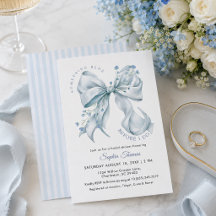 Modern Something Blue Before I Do Bridal Shower