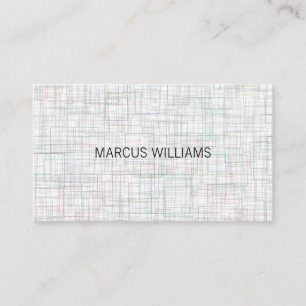 Modern Sophisticated / Pattern Artistic Business Card