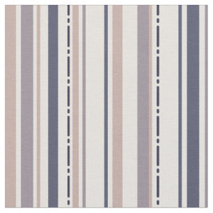 Modern Sophisticated Stripes Dashes Mauve Purple Fabric