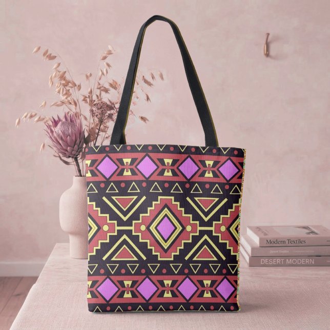 Modern Southwest Diamonds Style Tote Bag (Creator Uploaded)