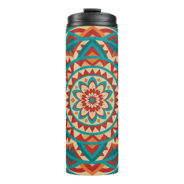 Modern Southwest Mandala Thermal Tumbler (Front)