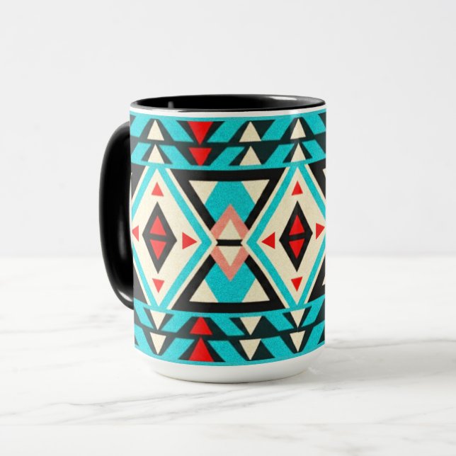 Modern Southwest Style Mug (Front Left)