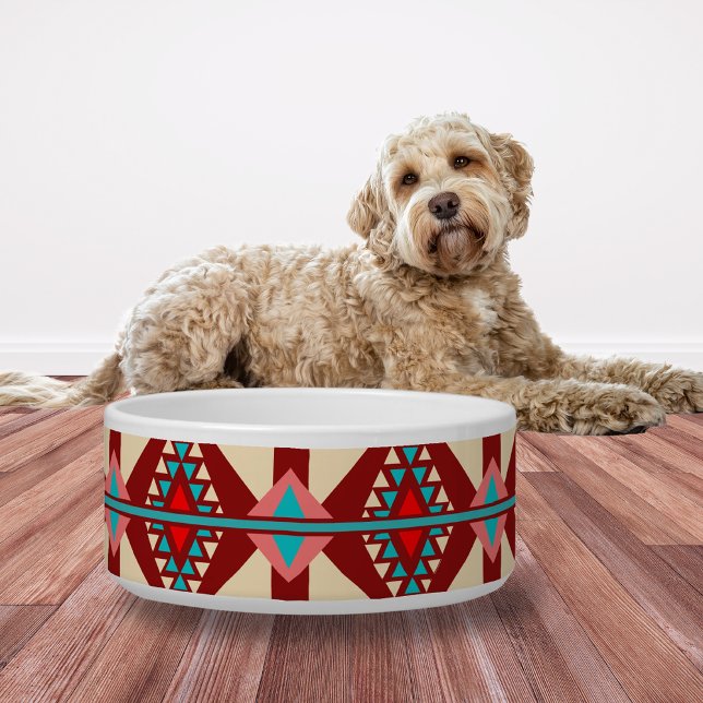 Modern Southwest Style Pet Bowl (Creator Uploaded)