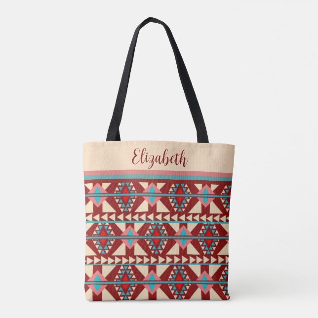 Modern Southwest Style  Tote Bag (Back)