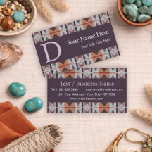 Modern Southwestern Geometric Tribal Art Pattern