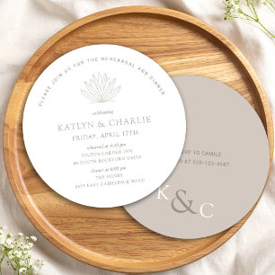 Modern Southwestern Rehearsal Dinner Invitation