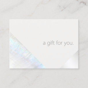 Modern Spa beauty Salon Gift Certificate