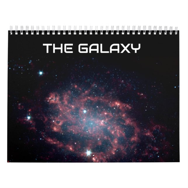 Modern Space THE GALAXY Calendar (Cover)