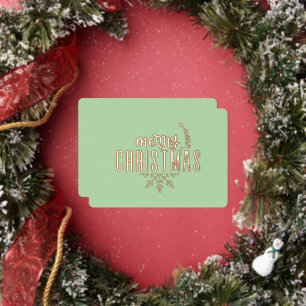 Modern Spiral Christmas Tree Merry Christmas Rose