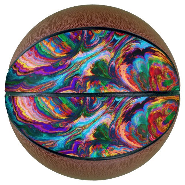 Modern Splash of Paints Basketball (Front)