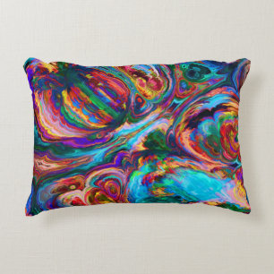 Modern Splash of Paints Decorative Cushion