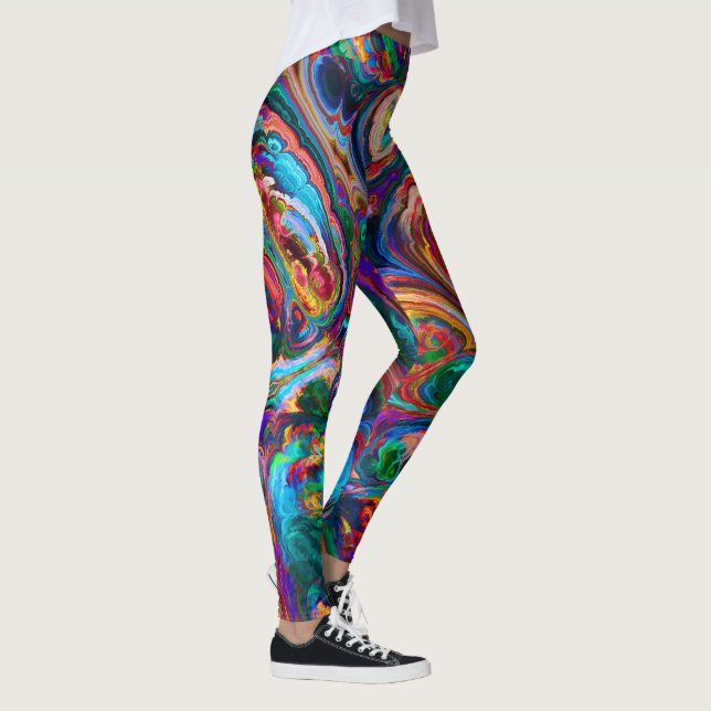 Modern Splash of Paints Leggings (Right)