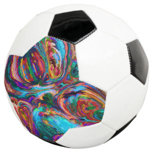 Modern Splash of Paints Soccer Ball