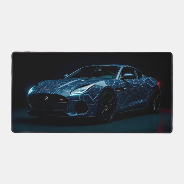 Modern Sports Car Desk Mat (Front)