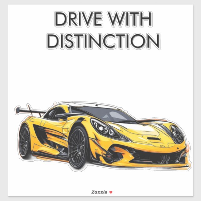 Modern Sports Car Illustration (Sheet)